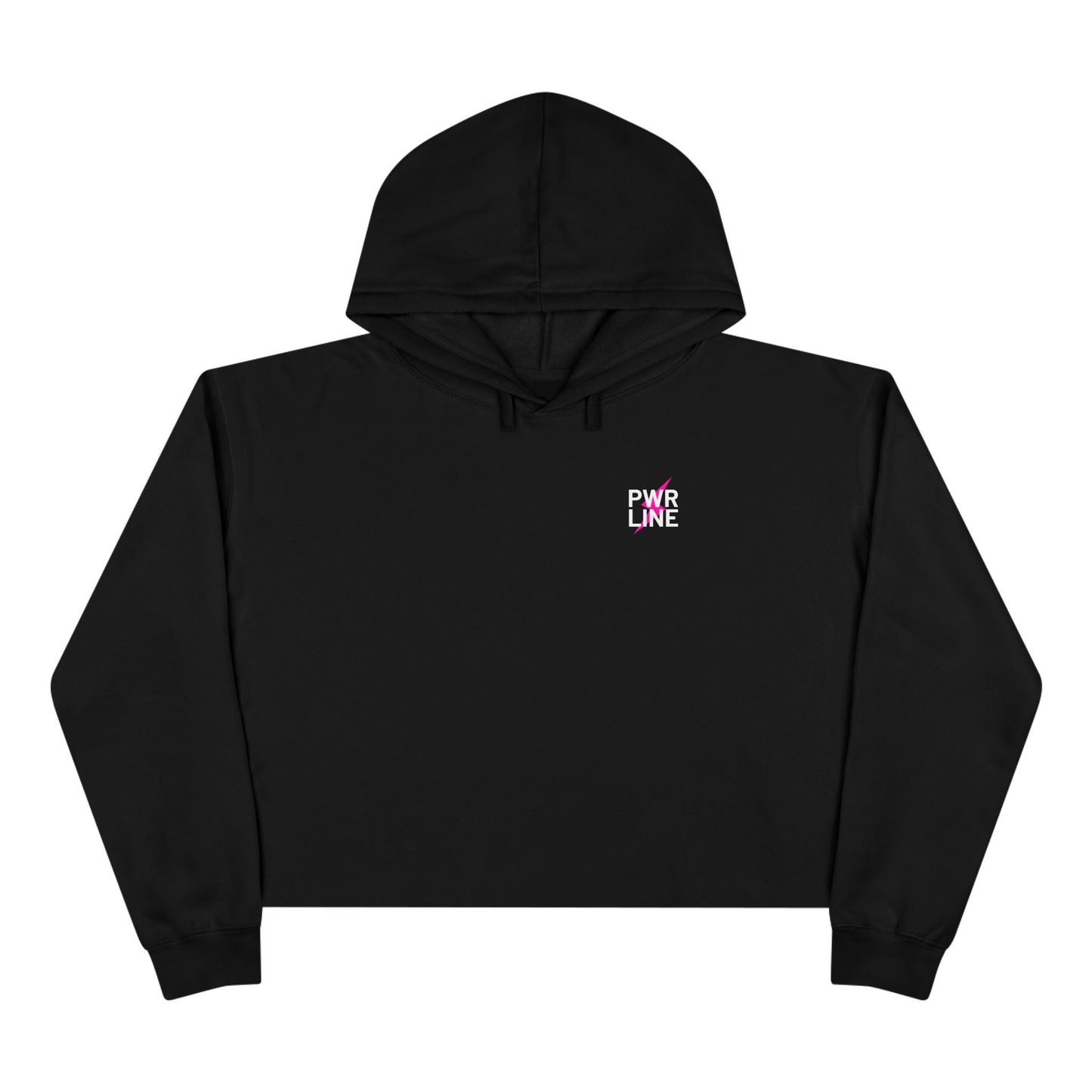 Retro Crop Hoodie with Neon Graphics