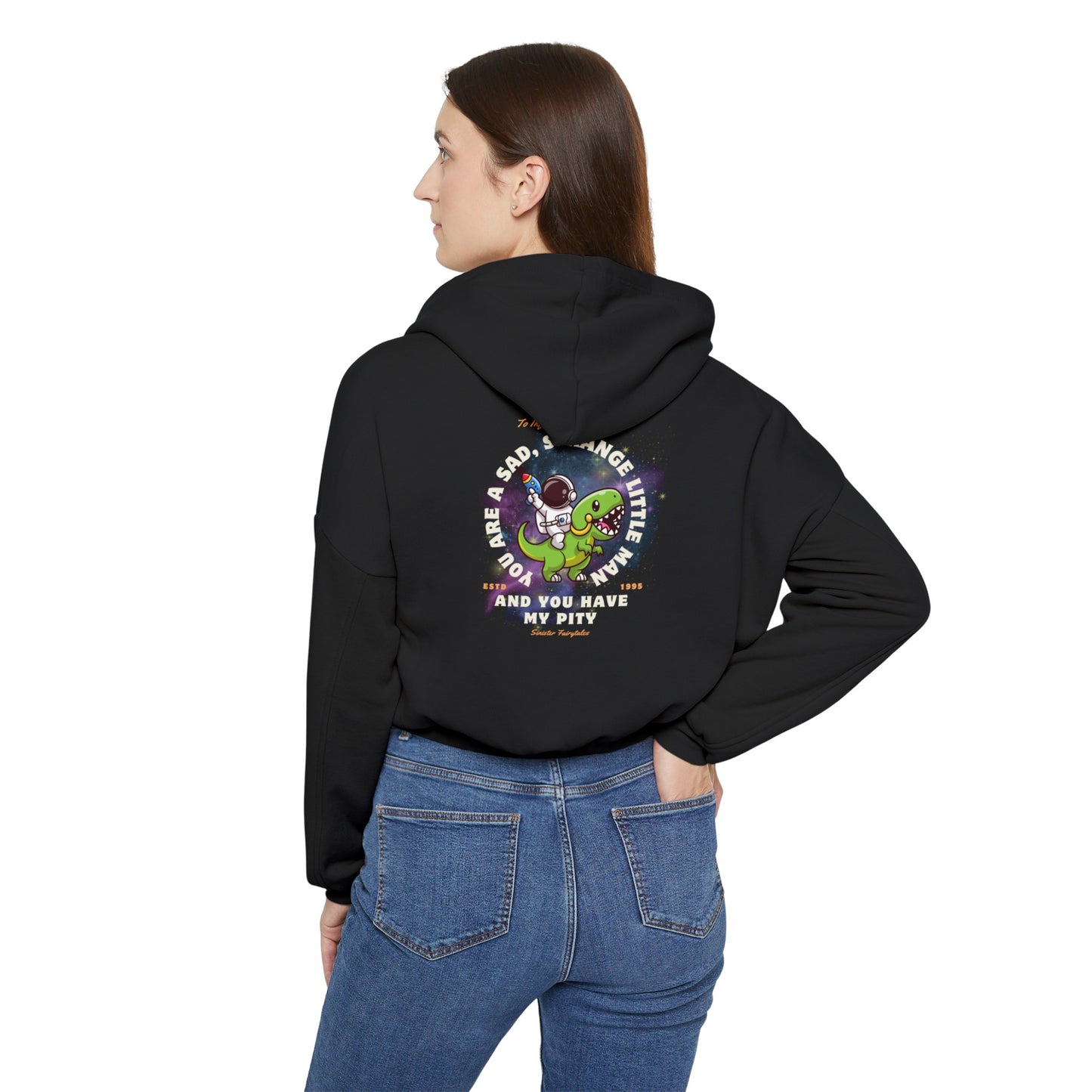 To Infinity .. Women's Cinched Bottom Hoodie